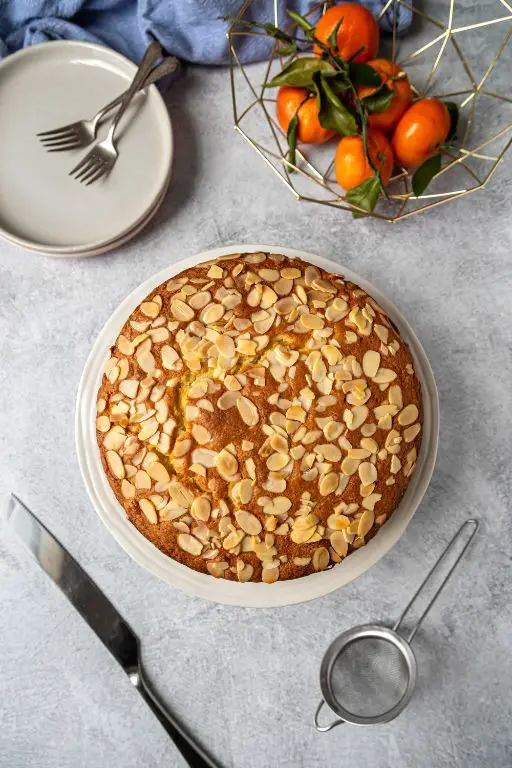 Tomato and Orange Blossom Cake