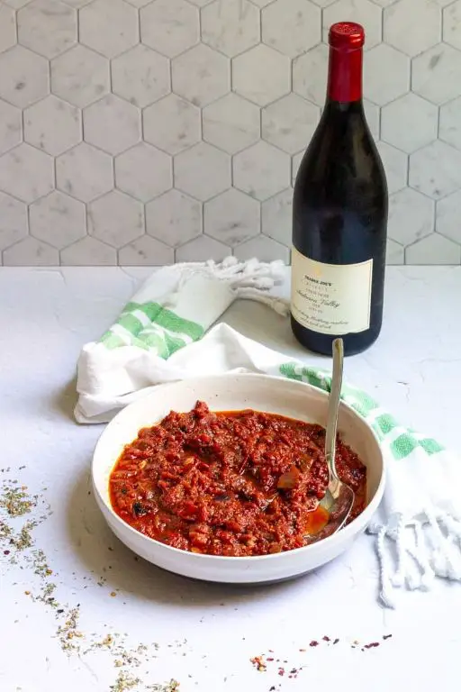 Tomato and Red Wine Sauce