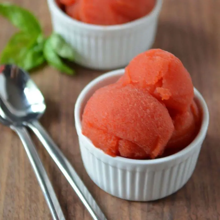 Tomato and Strawberry Gelato