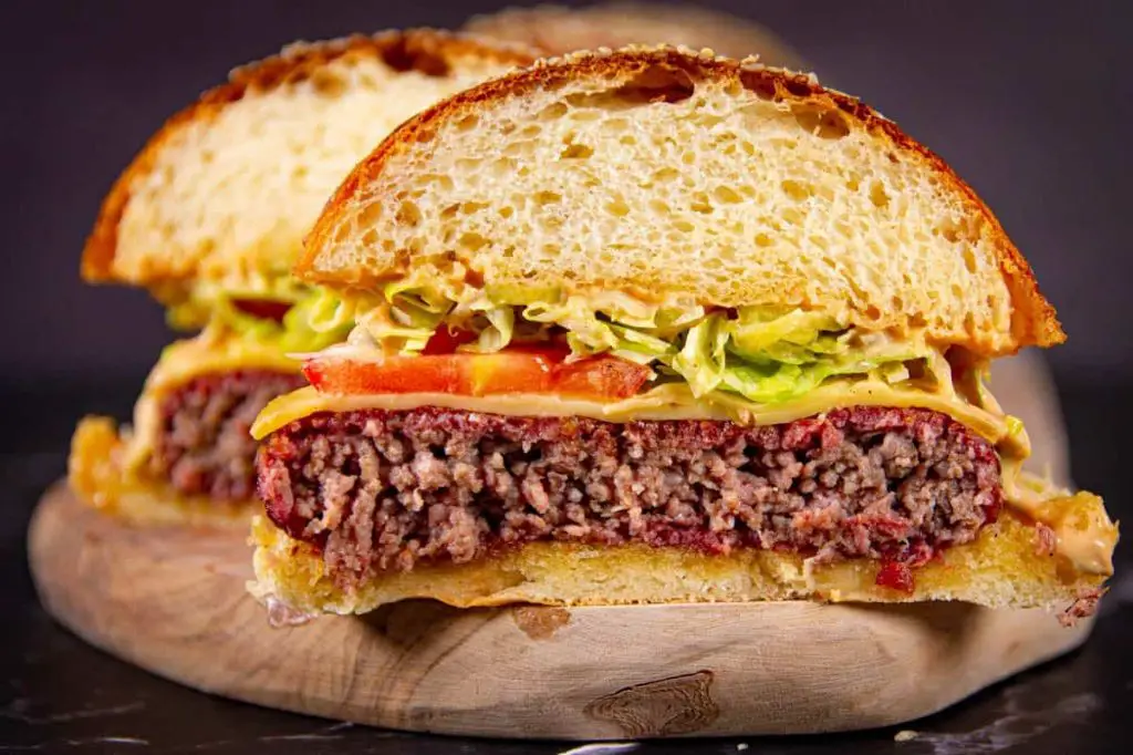 Traeger Grilled Beef Burgers with Smoked Gouda