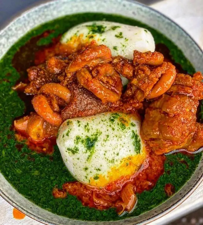 Tuo Zaafi with Ayoyo Soup