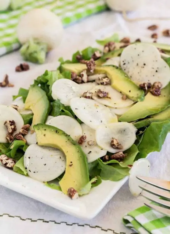 Turnip and Avocado Salad