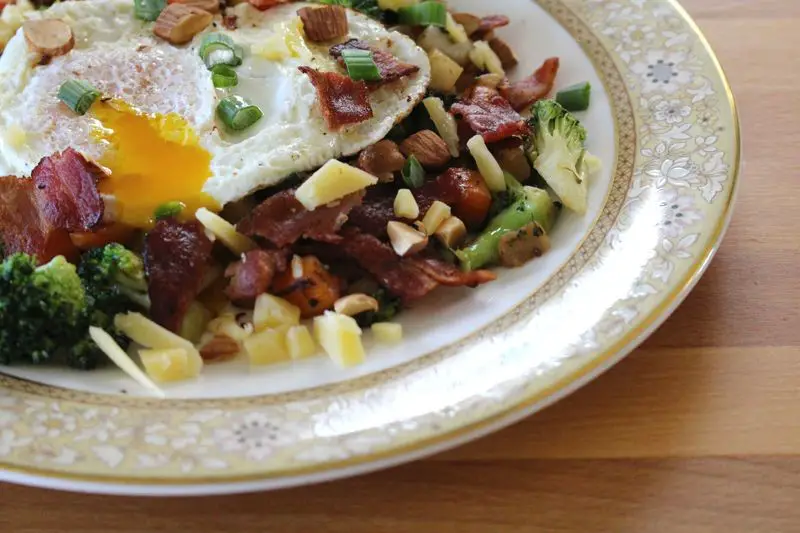 Turnip and Bacon Hash