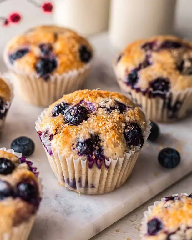Vegan Blueberry Muffins