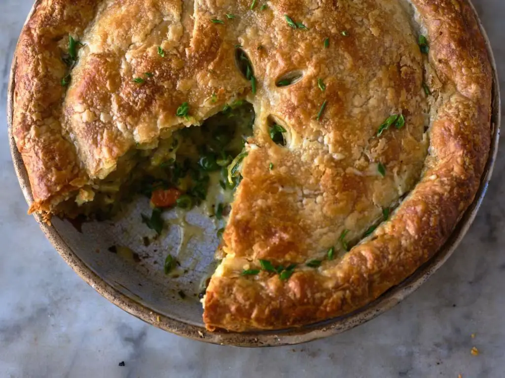 Vegetable Pot Pie with Herb Crust