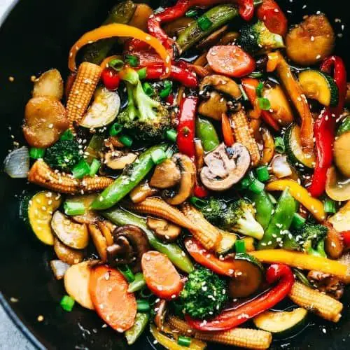 Vegetable Stir-Fry with Soy Sauce