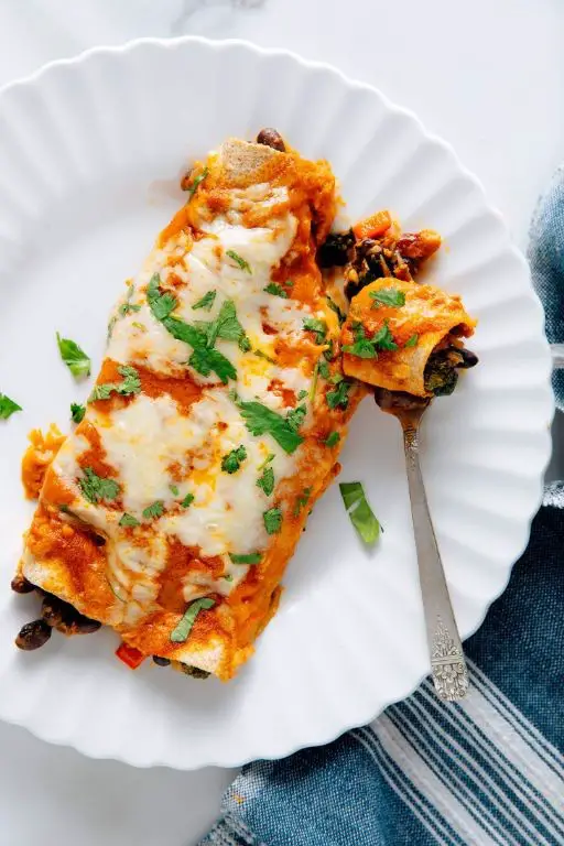 Vegetarian Black Bean Enchiladas