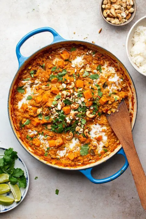 Vegetarian Lentil and Sweet Potato Curry