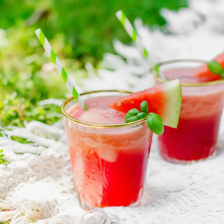 Watermelon Basil Smoothie