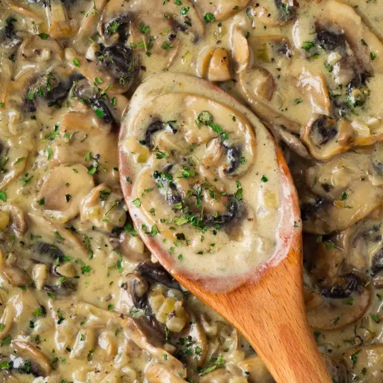 White Wine Mushroom Sauce
