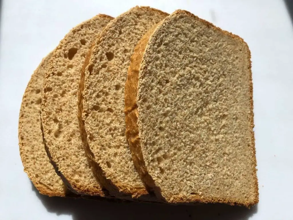 Whole Wheat Honey Bread in a Bread Machine