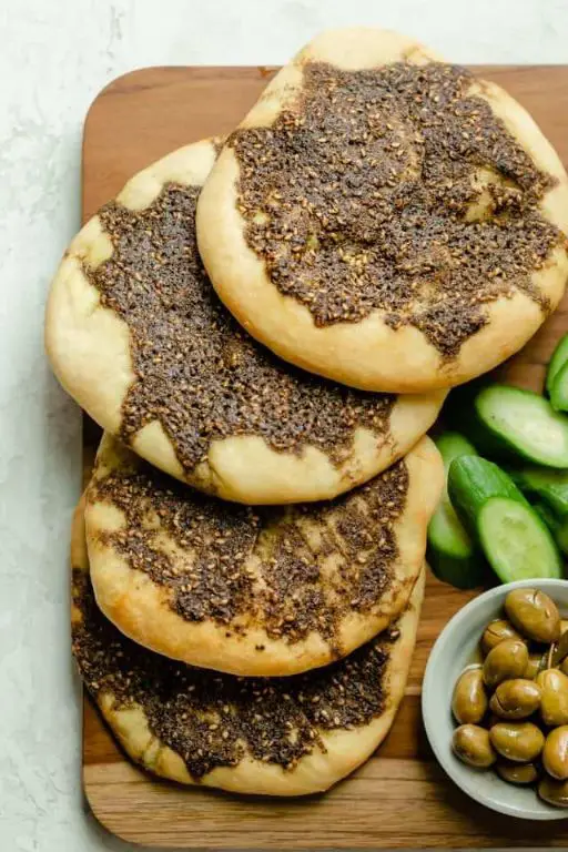Zaatar Manakish (Thyme and Olive Oil Flatbread)
