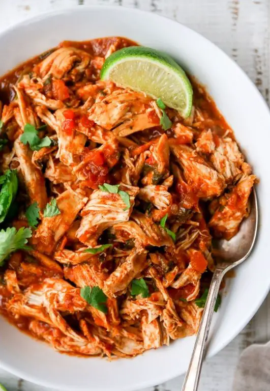 Zesty Crockpot Salsa Chicken