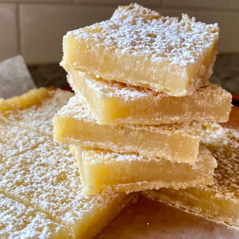 Zesty Lemon Bars with Arrowroot Powder as an Egg Substitute