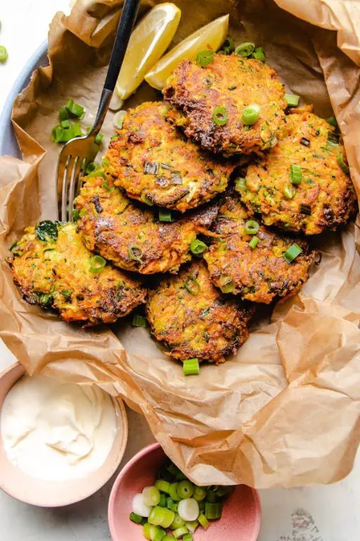 Zucchini and Carrot Fritters