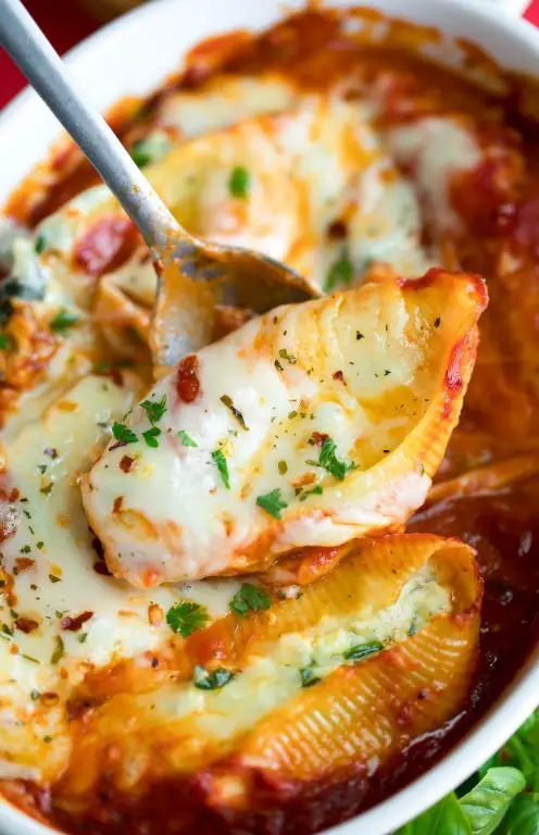 item 12: Infinite Craft Recipe for Cheesy Spinach Stuffed Shells