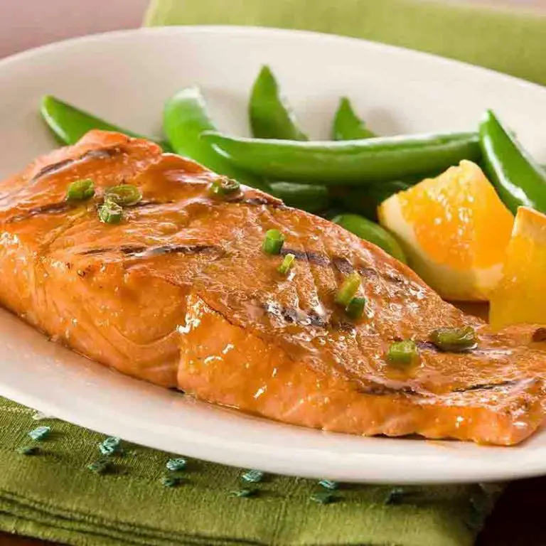 Adobo Glazed Salmon with Honey and Ginger