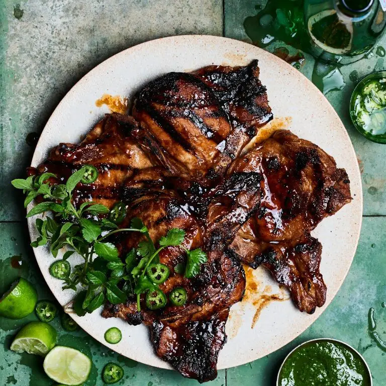 Adobo Pork Chops with Soy Glaze