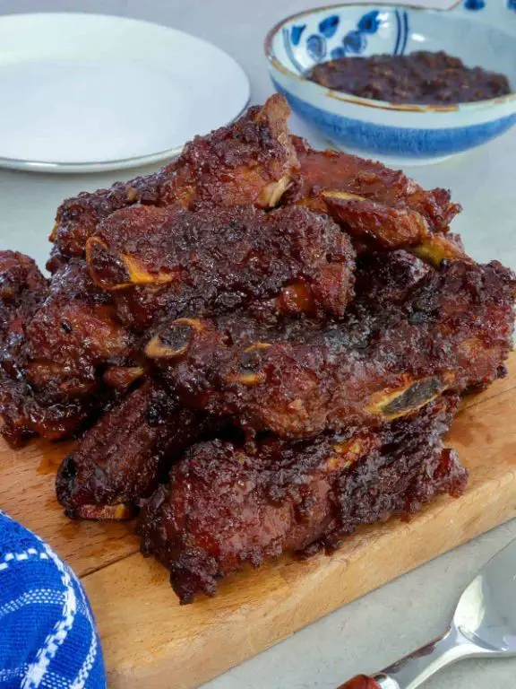 Adobo Pork Ribs with Honey Glaze