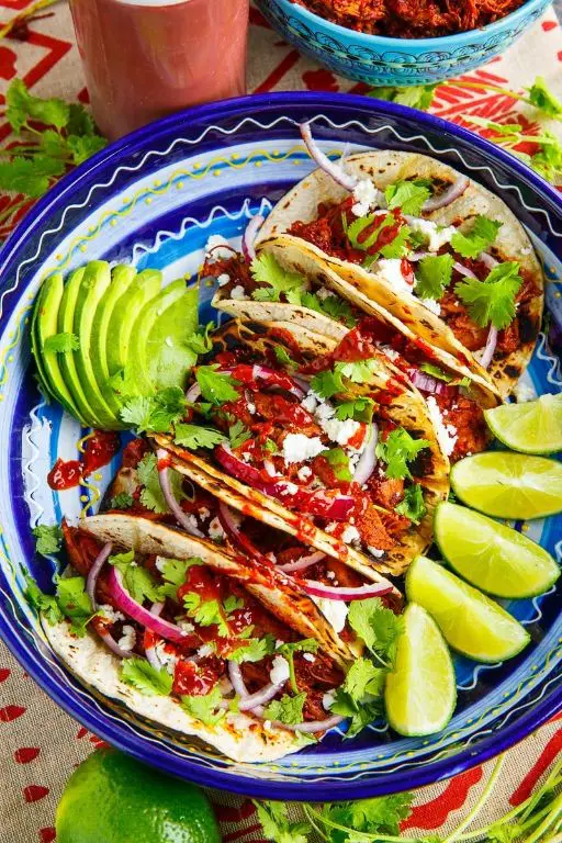 Adobo Pork Tacos with Fresh Salsa