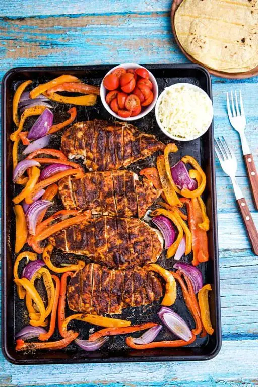 Adobo Seasoned Chicken Fajitas