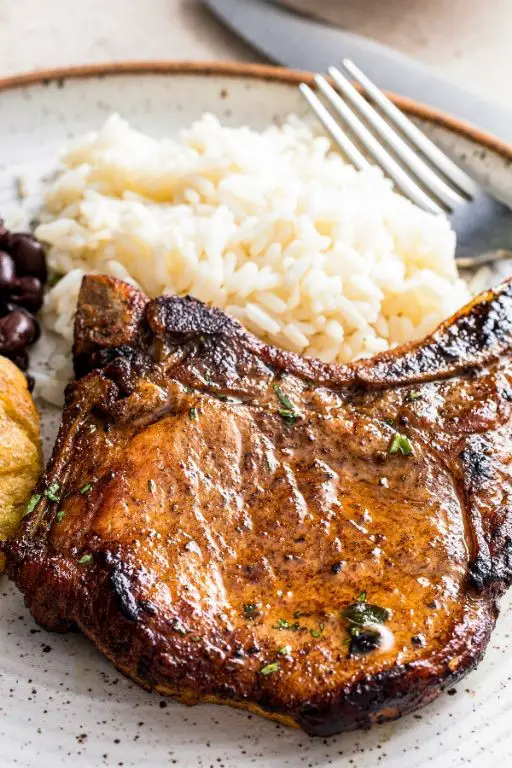 Adobo-Marinated Puerto Rican Pork Chops