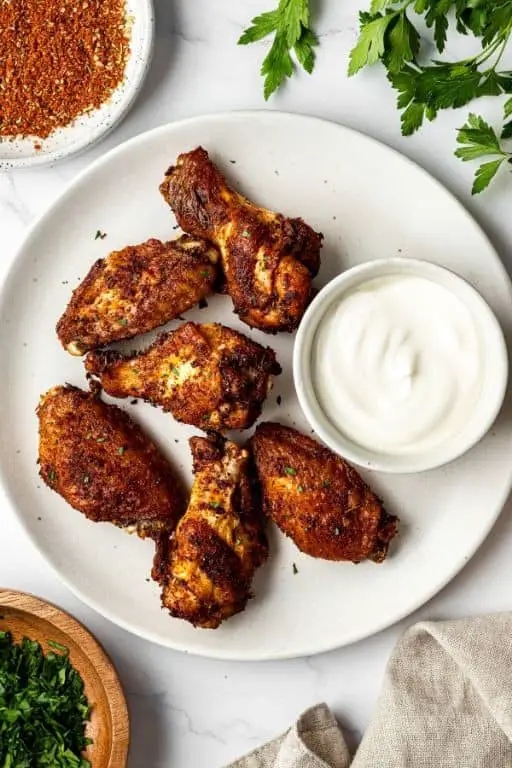 Air Fryer Cajun Spiced Chicken Wings
