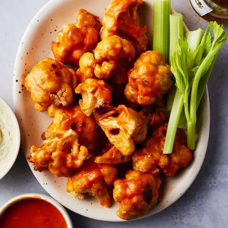 Air Fryer Cauliflower Buffalo Bites