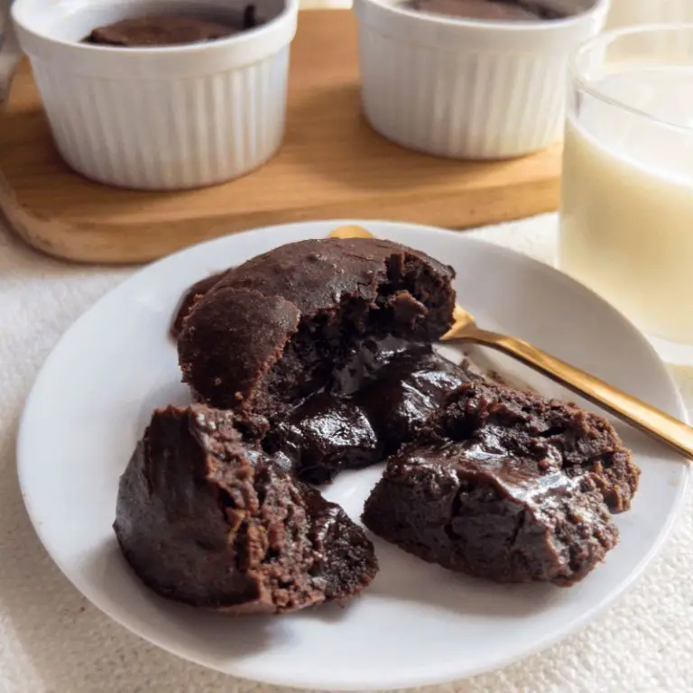 Air Fryer Chocolate Lava Cake
