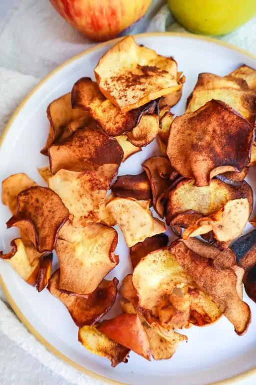Air Fryer Cinnamon Sugar Apple Chips
