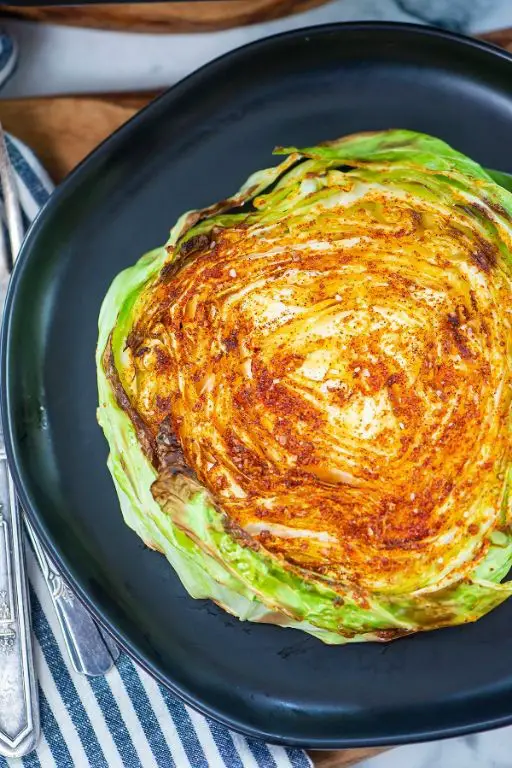 Air Fryer Keto Cabbage Steaks