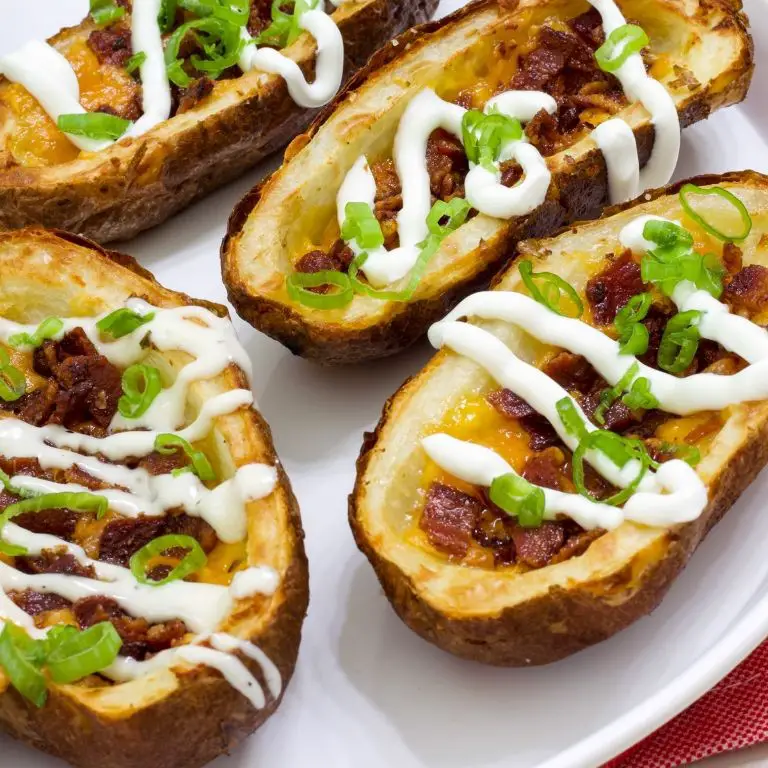 Air Fryer Loaded Potato Skins