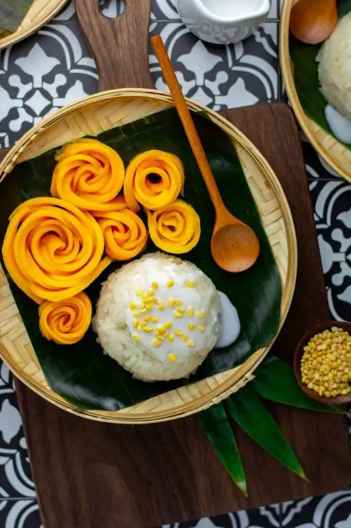 Air Fryer Mango Sticky Rice