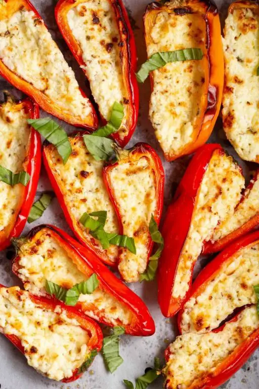 Air Fryer Mediterranean Stuffed Peppers
