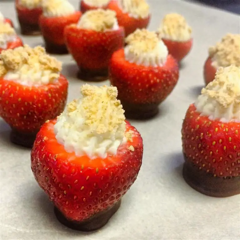 Air Fryer Strawberry Cheesecake Bites