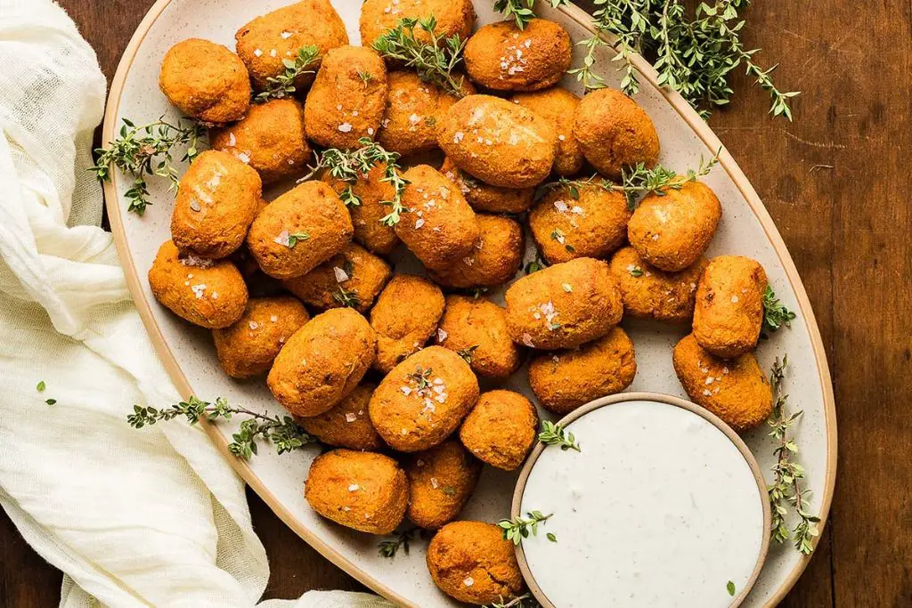 Air Fryer Sweet Potato Tots with Parmesan