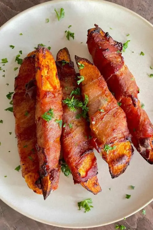Air Fryer Sweet Potato and Bacon Bites