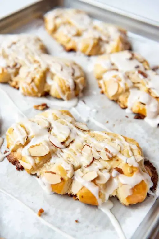 Almond Bear Claw Pastries