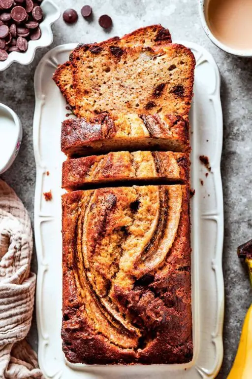 Almond Flour Sour Cream Banana Bread
