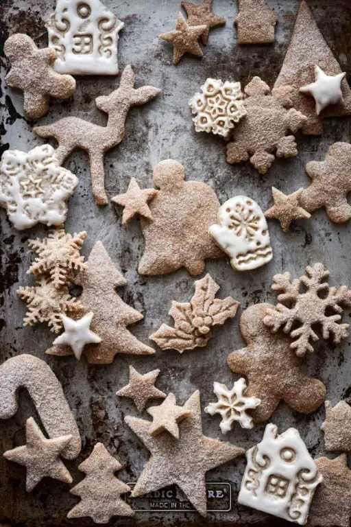 Almond Frosted Cut Out Cookies