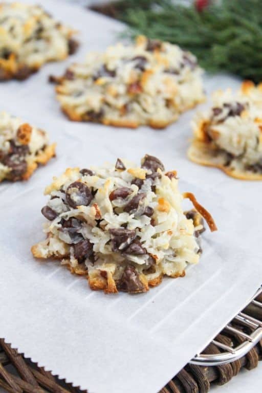 Almond Joy Blintzes with Coconut Shavings