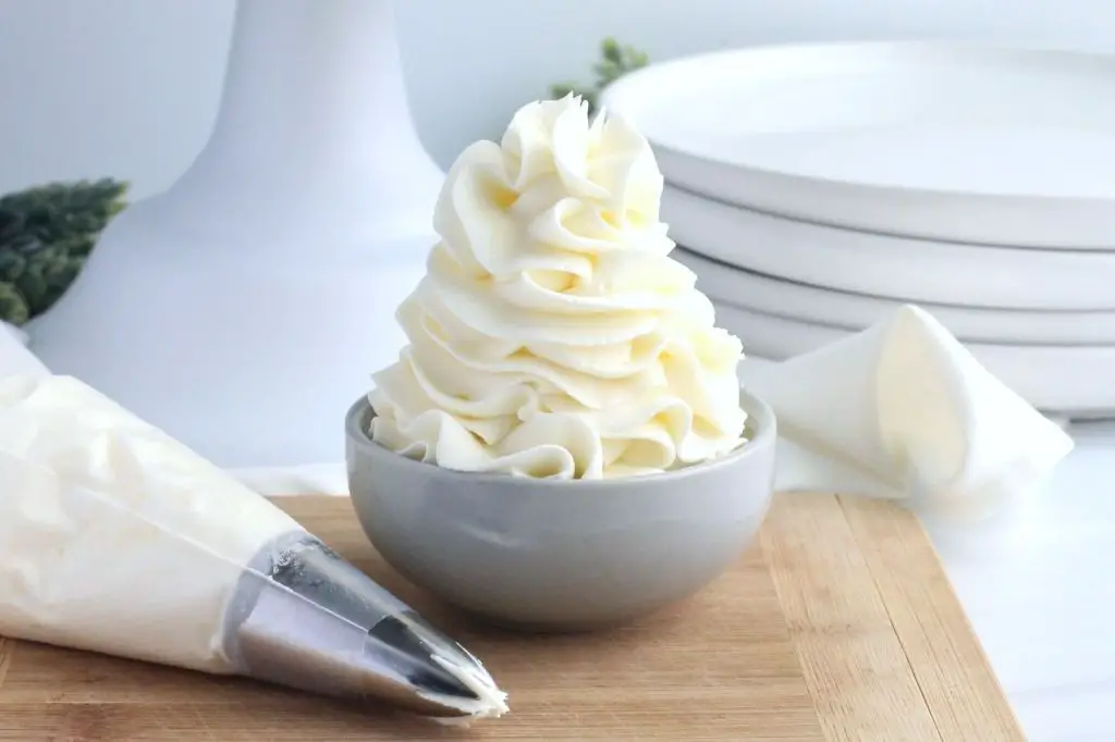 Almond Whipped Buttercream Frosting
