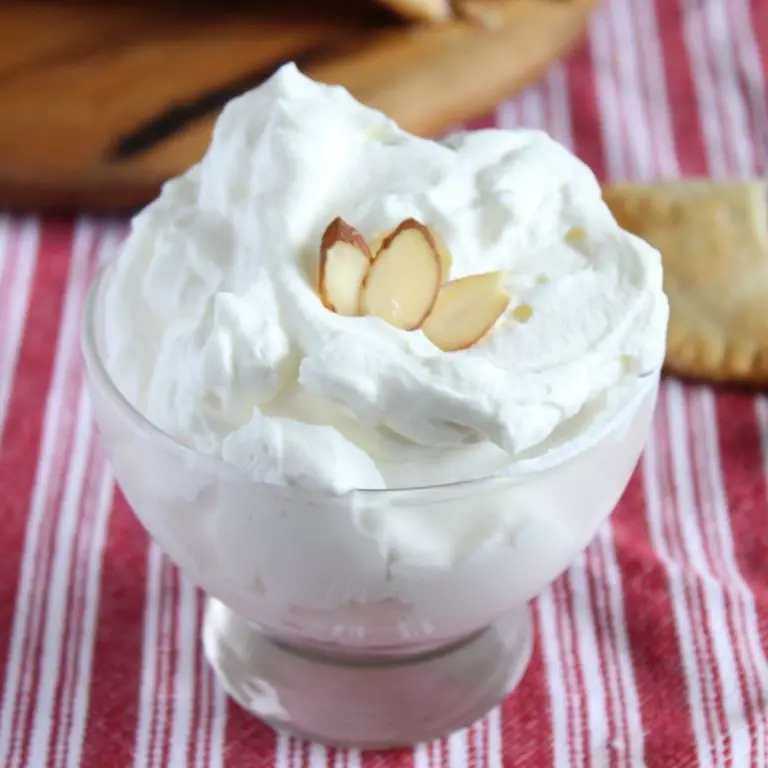 Almond Whipped Cream