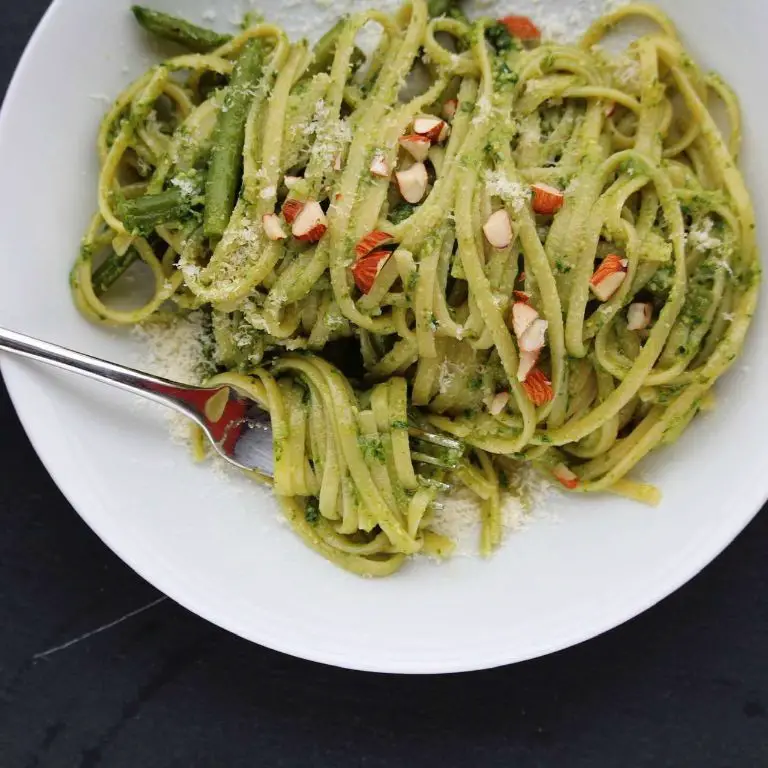 Almond and Basil Pesto Pasta
