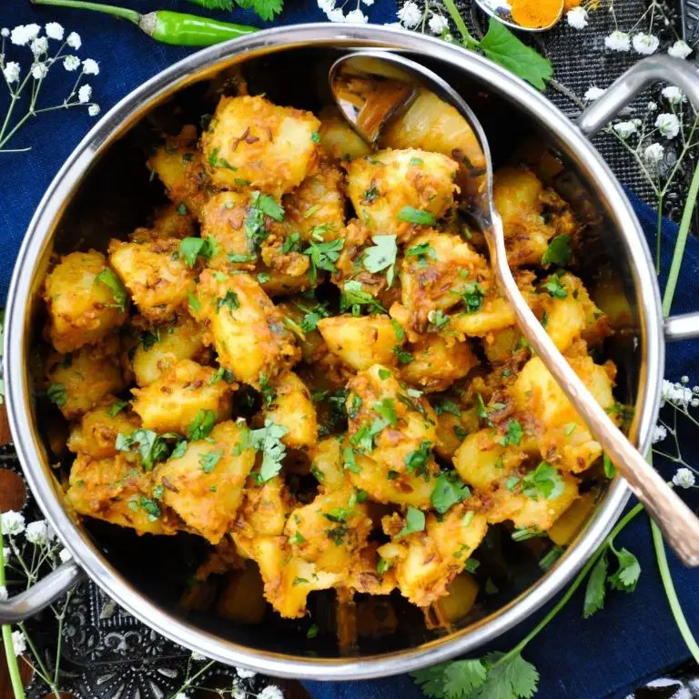 Aloo Jeera with Fresh Coriander