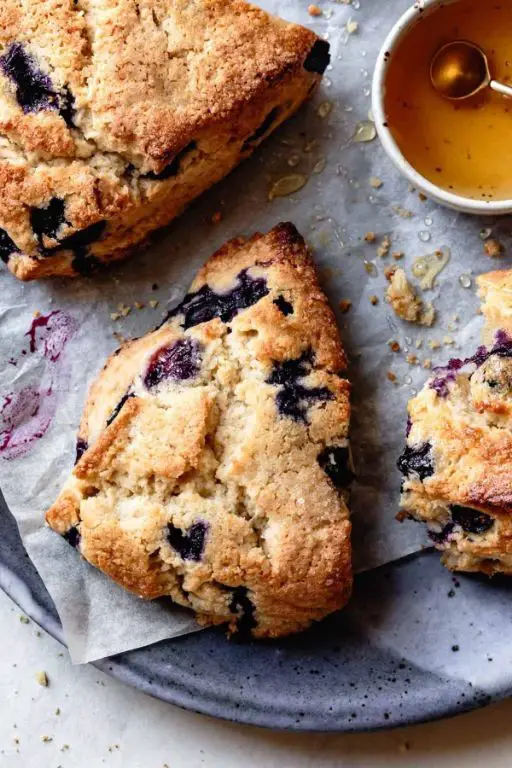 Amaranth Flour Blueberry Scones
