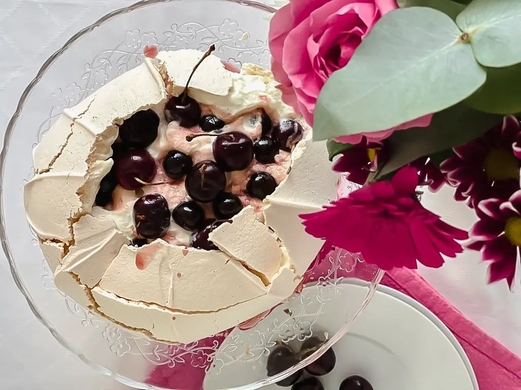 Amarena Cherry Pavlova