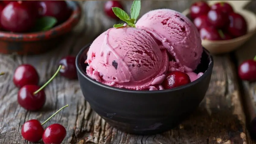 Amarena Cherry Sorbet