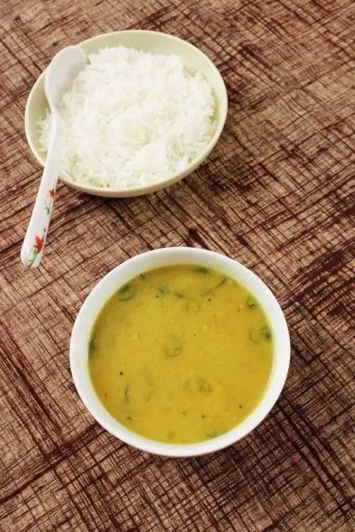 Amti Dal with Rice