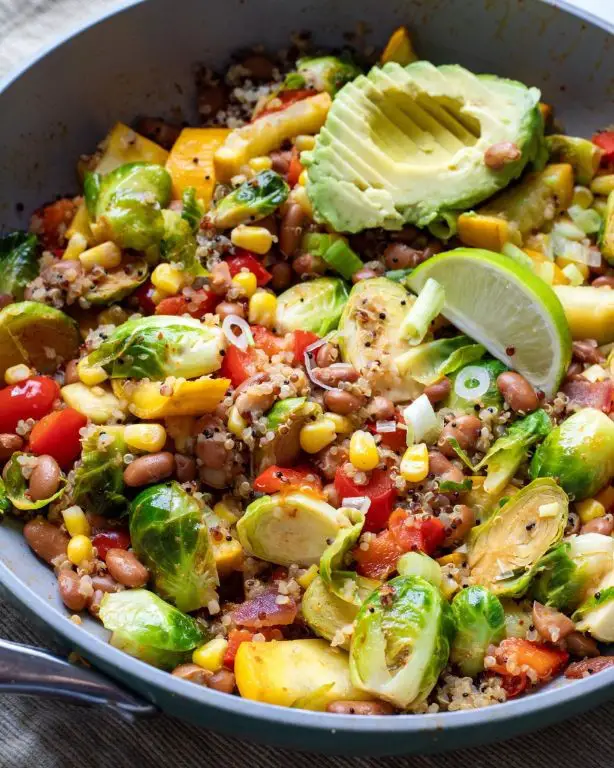 Anasazi Bean and Quinoa Bowl